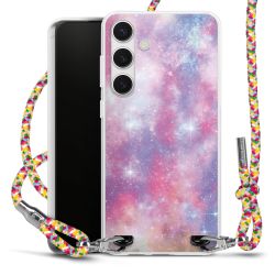 New Carry Case Transparent Stoff colourful/silber