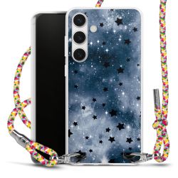 New Carry Case Transparent Stoff colourful/silber