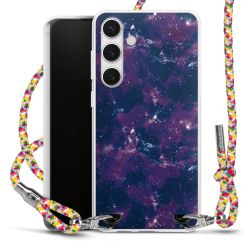 New Carry Case Transparent Stoff colourful/silber