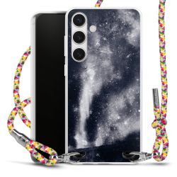 New Carry Case Transparent Stoff colourful/silber