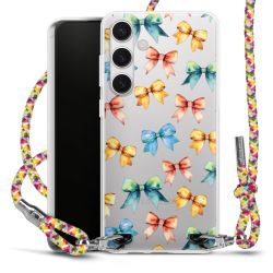 New Carry Case Transparent Stoff colourful/silber