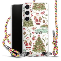 New Carry Case Transparent Stoff colourful/silber