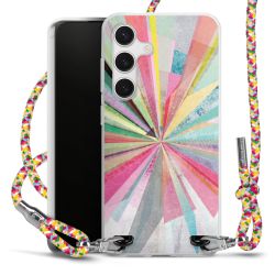 Carry Case Transparent Fabric colourful