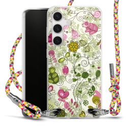 New Carry Case Transparent Stoff colourful/silber