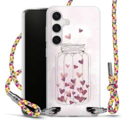 Carry Case Transparent Fabric colourful