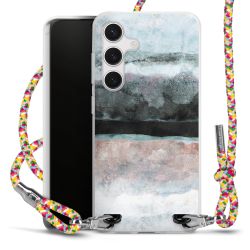 New Carry Case Transparent Stoff colourful/silber