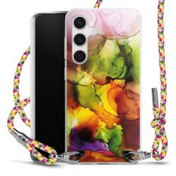 New Carry Case Transparent Stoff colourful/silber