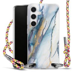 New Carry Case Transparent Stoff colourful/silber