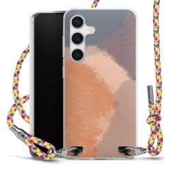 New Carry Case Transparent Stoff colourful/silber