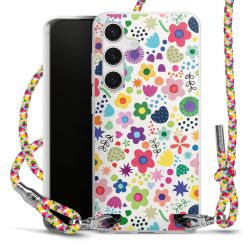 Carry Case Transparent Fabric colourful