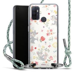 New Carry Case Transparent Stoff mint-camouflage/silber