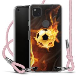 New Carry Case Transparent Stoff rosa/silber