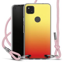 New Carry Case Transparent Stoff rosa/silber