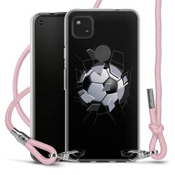 New Carry Case Transparent Stoff rosa/silber