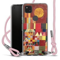 New Carry Case Transparent Stoff rosa/silber