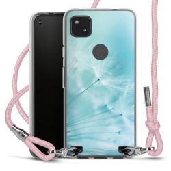 New Carry Case Transparent Stoff rosa/silber