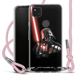 New Carry Case Transparent Stoff rosa/silber