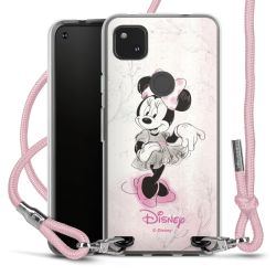 New Carry Case Transparent Stoff rosa/silber