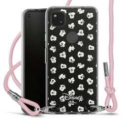 New Carry Case Transparent Stoff rosa/silber