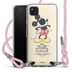 New Carry Case Transparent Stoff rosa/silber