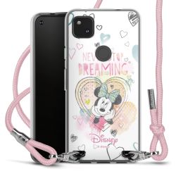 New Carry Case Transparent Stoff rosa/silber