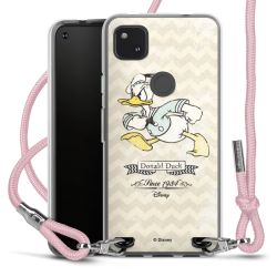 New Carry Case Transparent Stoff rosa/silber