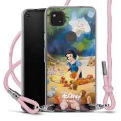 New Carry Case Transparent Stoff rosa/silber