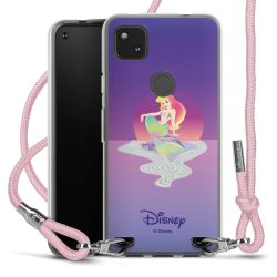 New Carry Case Transparent Stoff rosa/silber