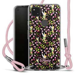 New Carry Case Transparent Stoff rosa/silber