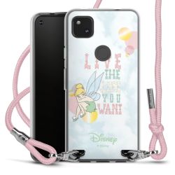 New Carry Case Transparent Stoff rosa/silber