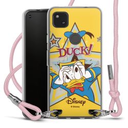 New Carry Case Transparent Stoff rosa/silber