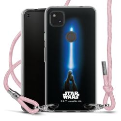 New Carry Case Transparent Stoff rosa/silber