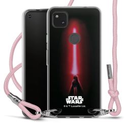 New Carry Case Transparent Stoff rosa/silber