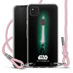 New Carry Case Transparent Stoff rosa/silber