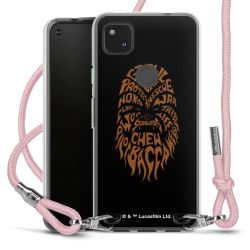 New Carry Case Transparent Stoff rosa/silber