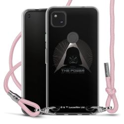 New Carry Case Transparent Stoff rosa/silber