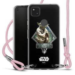 New Carry Case Transparent Stoff rosa/silber