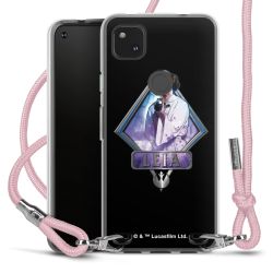 New Carry Case Transparent Stoff rosa/silber