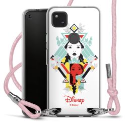 New Carry Case Transparent Stoff rosa/silber