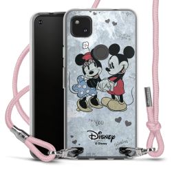 New Carry Case Transparent Stoff rosa/silber