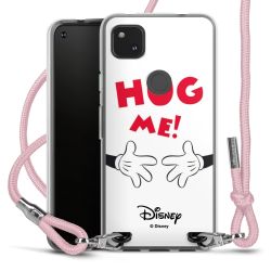 New Carry Case Transparent Stoff rosa/silber