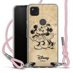 New Carry Case Transparent Stoff rosa/silber