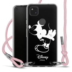 New Carry Case Transparent Stoff rosa/silber