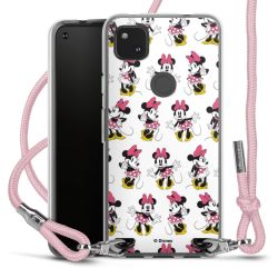 New Carry Case Transparent Stoff rosa/silber