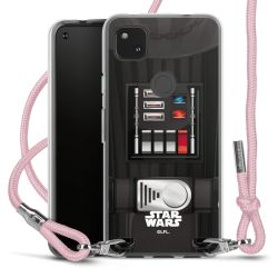 New Carry Case Transparent Stoff rosa/silber