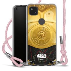 New Carry Case Transparent Stoff rosa/silber