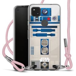 New Carry Case Transparent Stoff rosa/silber