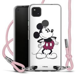 New Carry Case Transparent Stoff rosa/silber