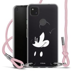 New Carry Case Transparent Stoff rosa/silber