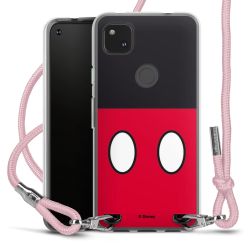 New Carry Case Transparent Stoff rosa/silber